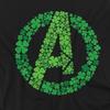 Avengers Unisex Adult Logo Shamrock St Patricks Day T-Shirt
