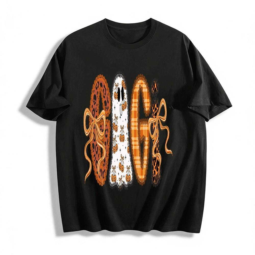 

Halloween Themed Gigi Print Casual Top Pure cotton T-shirt XXS