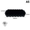 Grid Ice Ball Maker Silicone Ice Cube Tray 2 Pack Reusable Easy Release for  Cocktails Home Parties