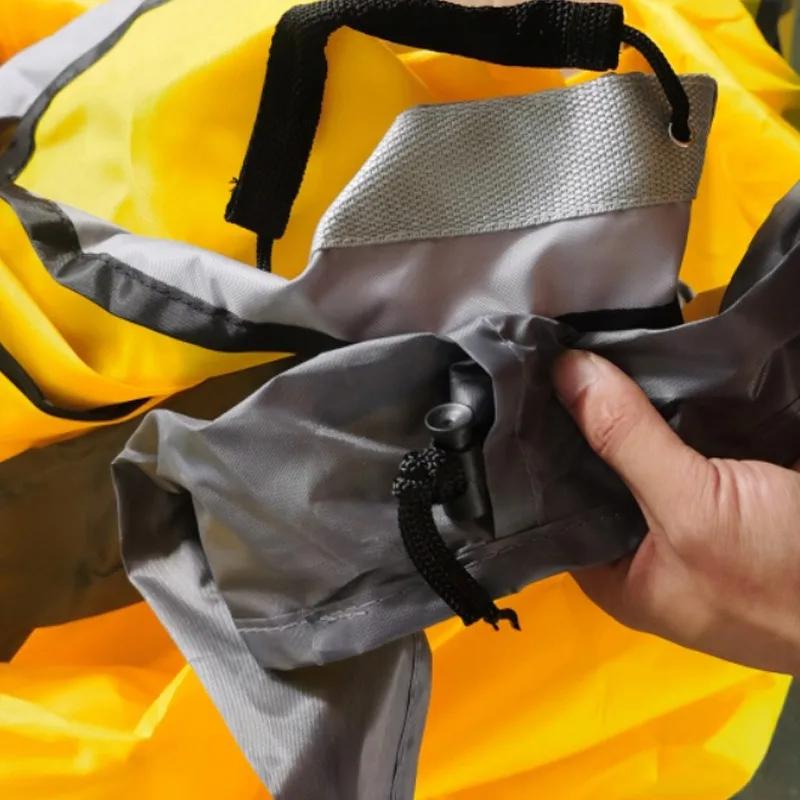 Oyuncak Saklama Çantası Bloklar Fermuarlı El Tipi Saklama ve Düzenleme Çantası Büyük Kapasiteli Saklama Kovası Çantası Çok Fonksiyonlu Yuvarlak Saklama Kovası