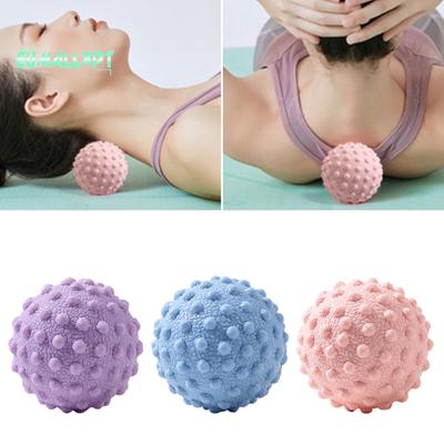 Hard Massage Ball with Nubs - Spiked Hedgehog Ball for Foot, Hand, Back Muscle Massage, Plantar Fasciitis, Myofascial Relaxation, Pain Relief
