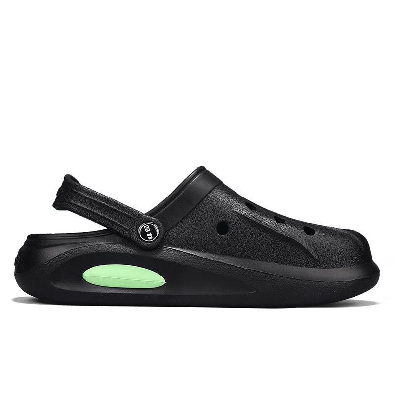 

Мужская верхняя одежда дышащие туфли с отверстиями легкие толстоподошвенные шлепанцы с закрытым носком летние минималистичные повседневные спортивные сандалии 44