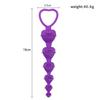 Anal Plug Massager Vaginal Stimulator With Wearable Silicone Anal Beads Female Gay Sex Toys for Men Women Butt Pull Rings Sextoy