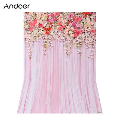 1.5 * 2.1m/5 * 7ft Flower Photography Background Wedding Backdrop Photo Studio