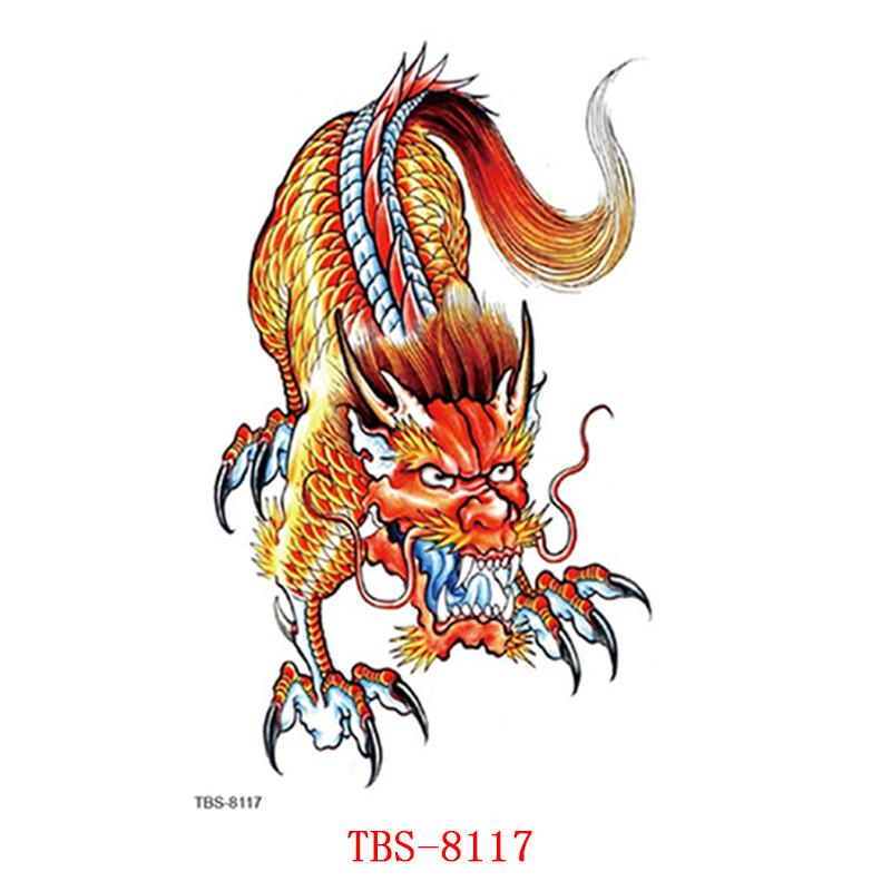 Waterproof Tattoo Stickers, Totem Animal Flowers, Tattoo Stickers Tattoo