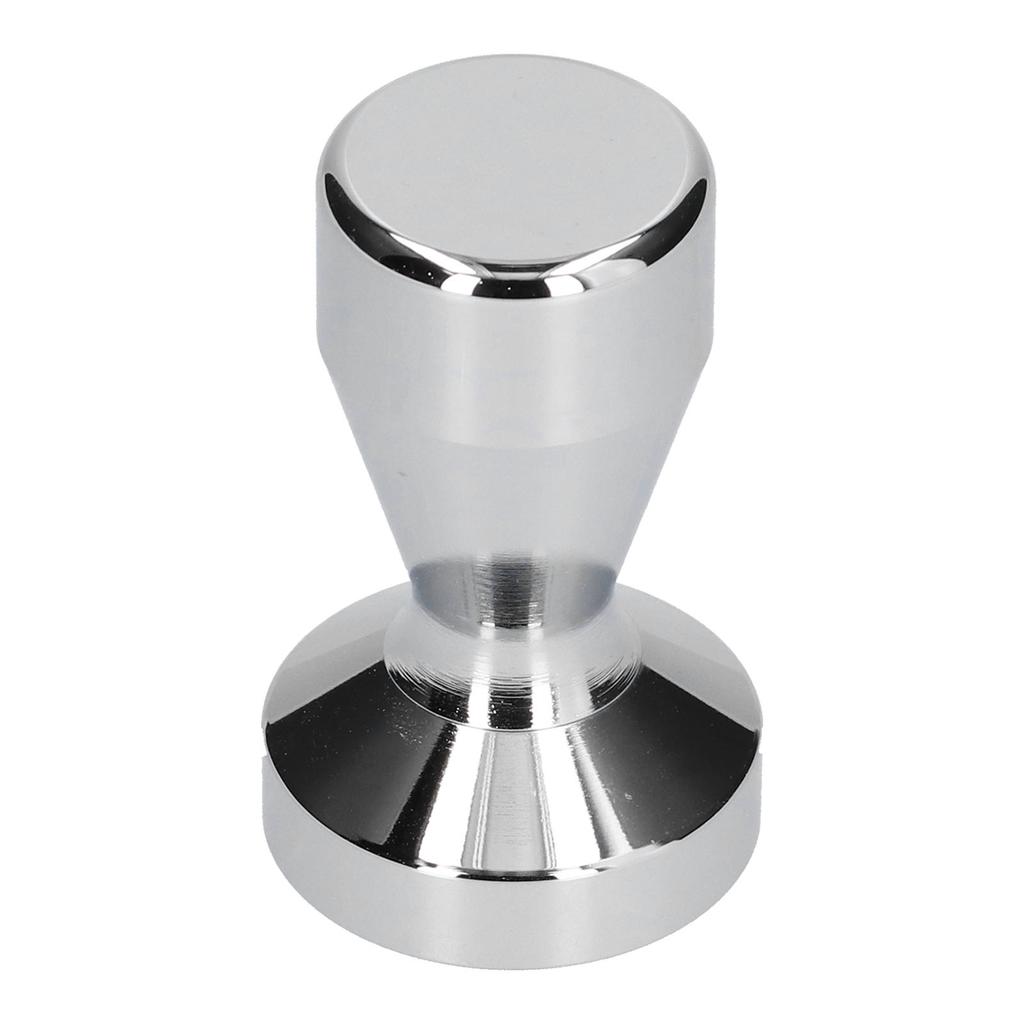 Kaffee Tamper Edelstahl Italienisch Kompakt Kaffeepulver Presshammer für Zuhause Büro Silber