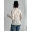 Spring And Autumn New Women'S Versatile Long Sleeve Daily Business Commuter Elegant Comfort Sexy Bottom Shirt Top