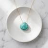 Minimalist Stone Necklace Colorful Collarbone Chain Neck Jewelry Waterdrop Pendant Necklace  Party