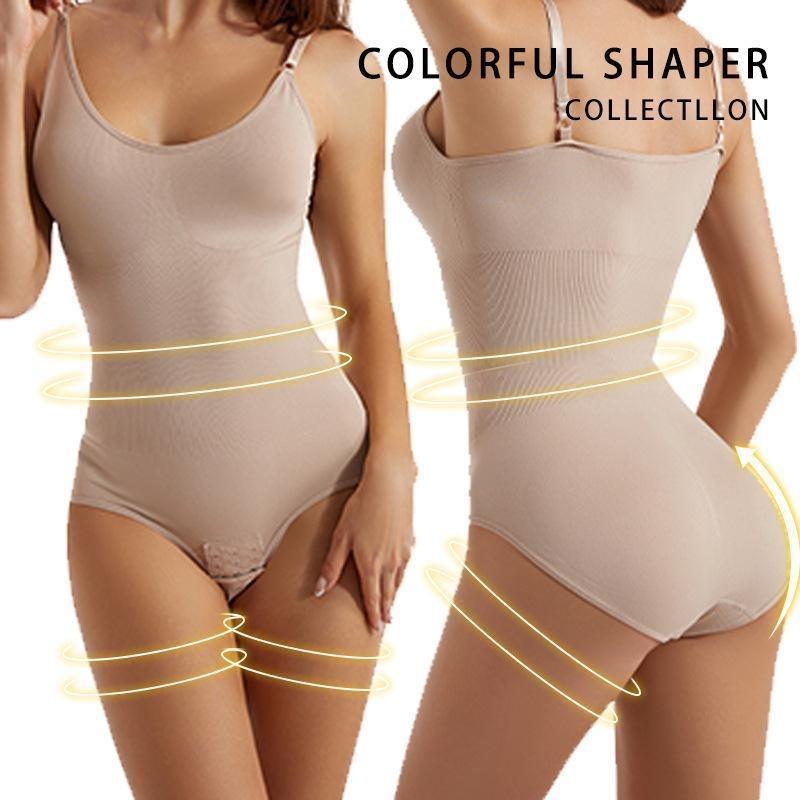 Women Sling Open Crotch Bodysuit Tummy Control Hip Lifting Body Shaper