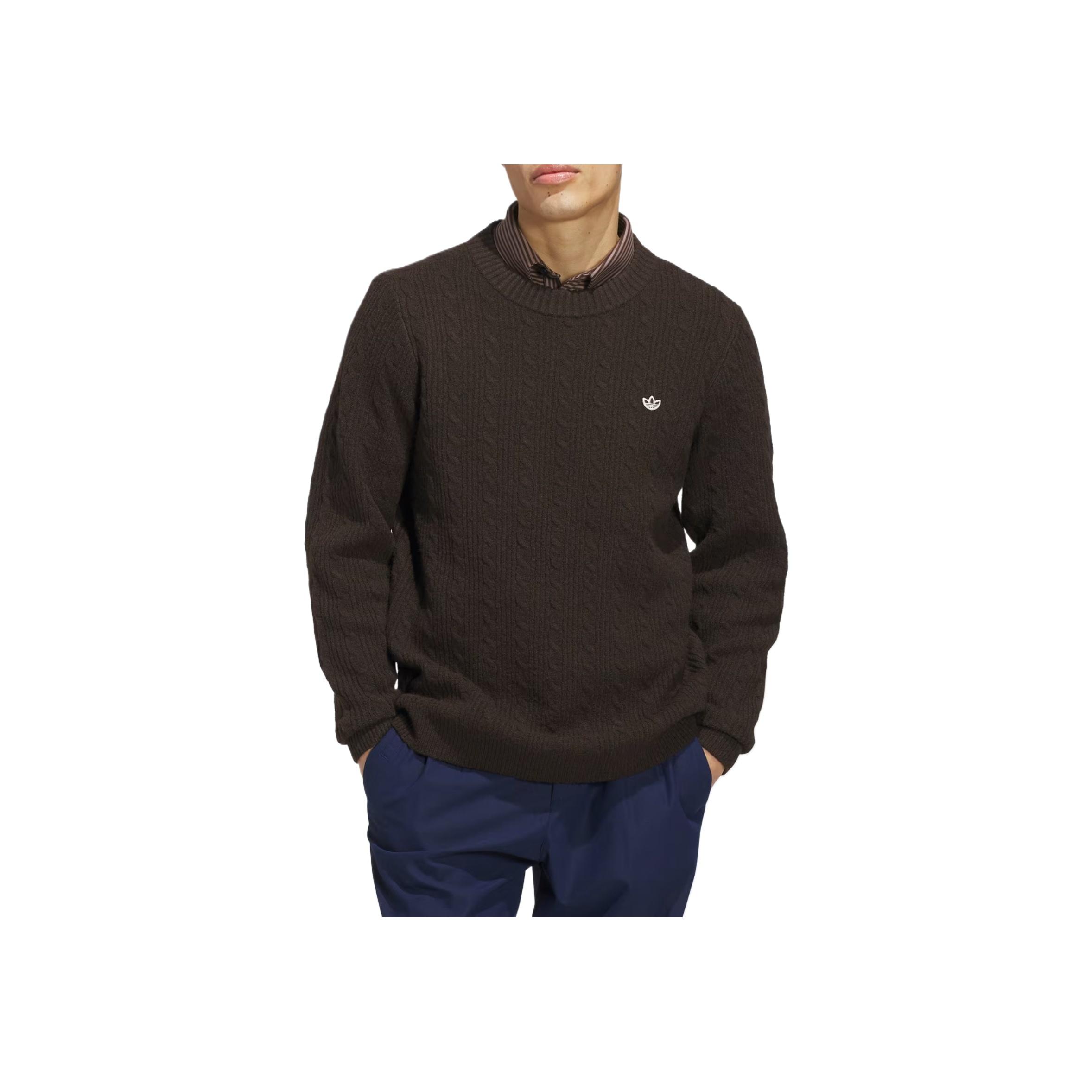 

Adidas Оригинальный классический вязаный повседневный модный свитер мужской свитер JW9864 M