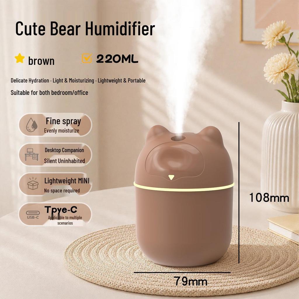 Mini Humidificador Portátil USB Personalizable para Dormitorio y Oficina