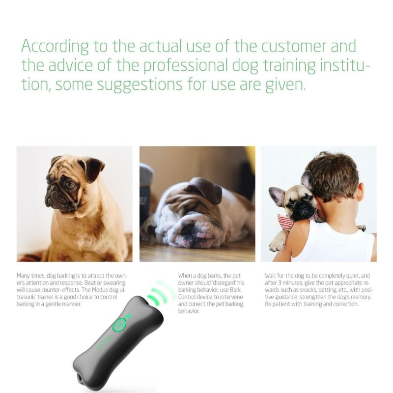 AntiBarking Device Rechargeable Ultrasonic Dog Bark Deterrents Stops Bad Behavior 16.4Ft Effective Control Ranges