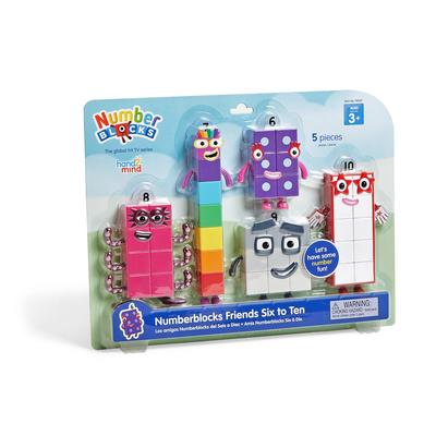 Numberblocks Friends Six à Dix Numberblocks Personnages Figurines 5 Pièces 95357 Produit Authentique