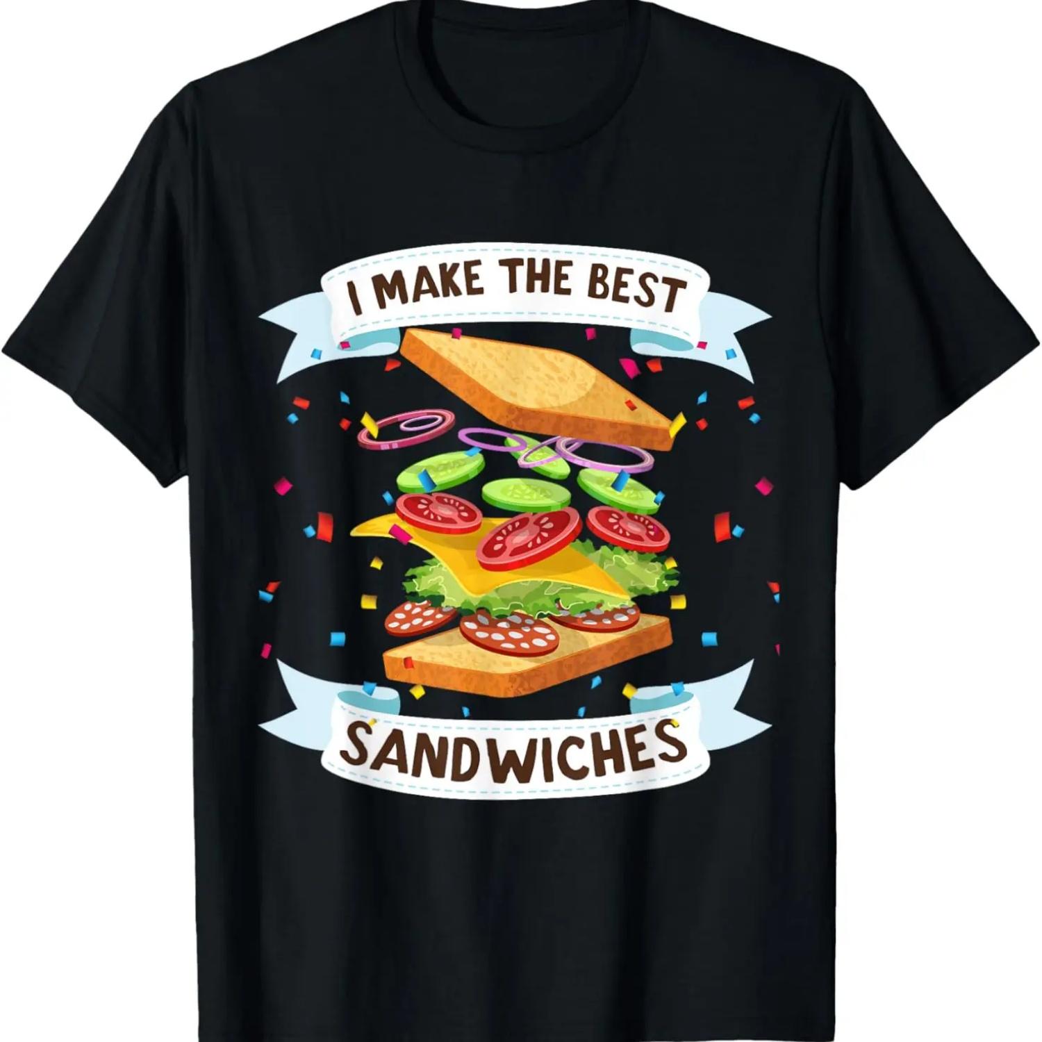 I Make The Best Sandwiches Dress for Food Lovers - Sandwich T-Shirt S