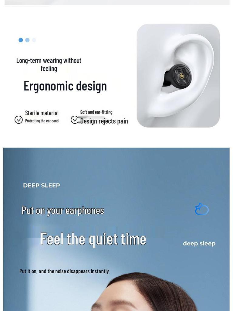 JIT High-End Noise-Cancelling Soundproof Earplugs for Learning, Reading, Sleeping, and Snoring Reduction.