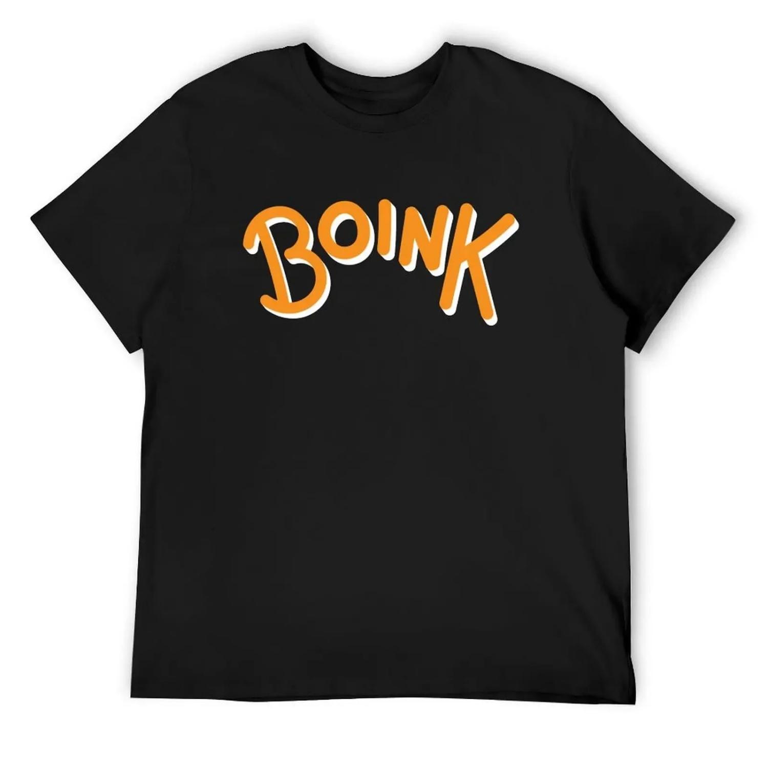 Boink expression T-Shirt vintage clothes plus size clothes essential t shirt luxury clothes men XXXXXL разноцветный