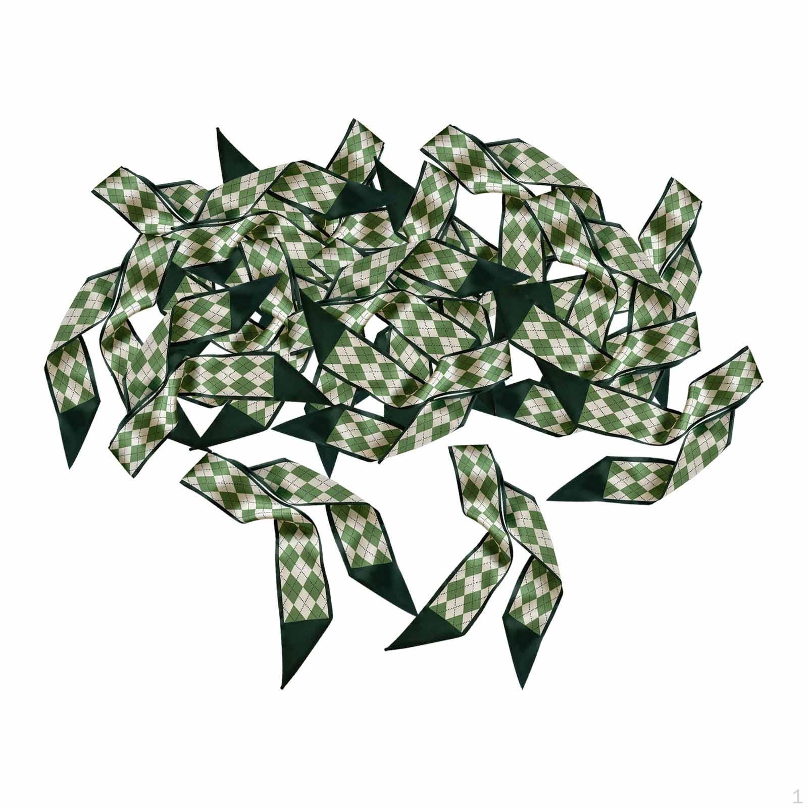 

20 шт. женский платок на голову женские ленты для волос держатель для хвоста лето для длинных толстых темно-зеленого