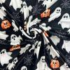 1pc Halloween Party Decor Blanket Scary Theme - Large Pumpkin Ghost Print - Spooky Decoration for Home, Office, Event
