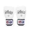 Fairtex Echte Leder Boxhandschuhe BGV1 Atmungsaktiv Weiß 14oz