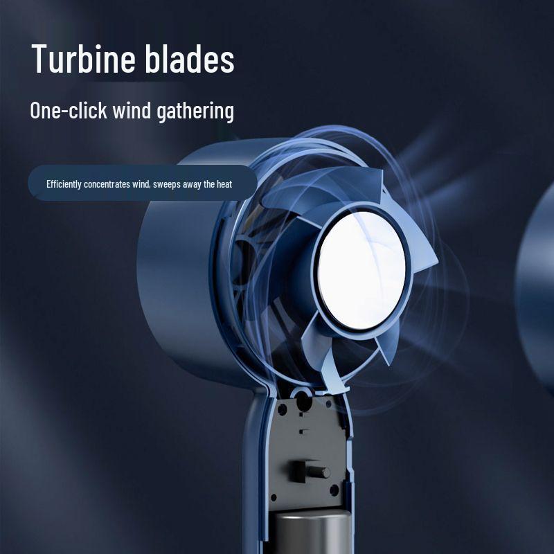 Free Shipping: New Users Save 5 Yuan on the Handheld Portable Wearable Silent Desktop Outdoor Rechargeable Turbine Fan