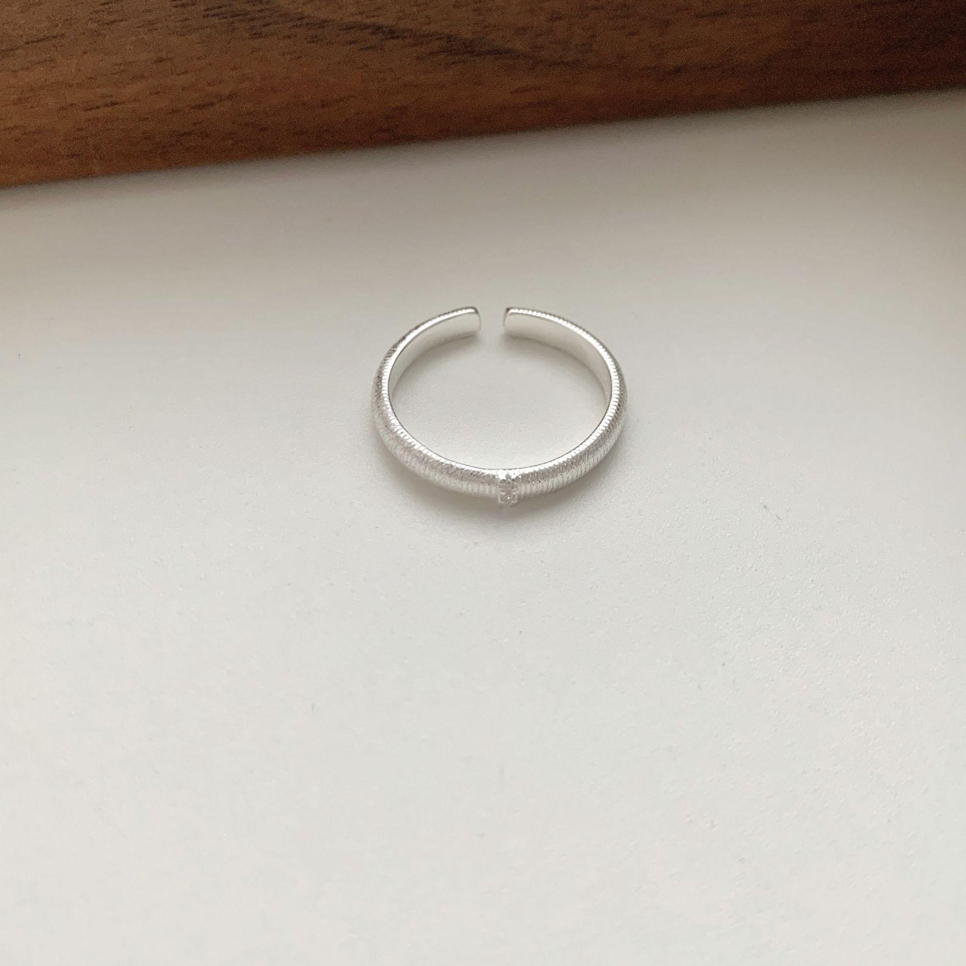 Роскошное геометрическое кружевное открытое кольцо: Модное заявление для женщин Adjustable Open Ring