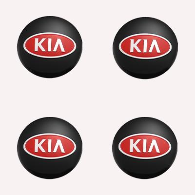 4Pcs 56mm Car Styling Wheel Center Hub Cap Stickers Accessories For KIA GT-Line Rio 4 Ev3 ev6 Niro Stonic Sportage Ceed Picanto