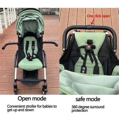 PU Leather Baby Stroller Armrest Umbrella Car Front Handle Replacement Pram Guardrail Improve Comfort and Convenience