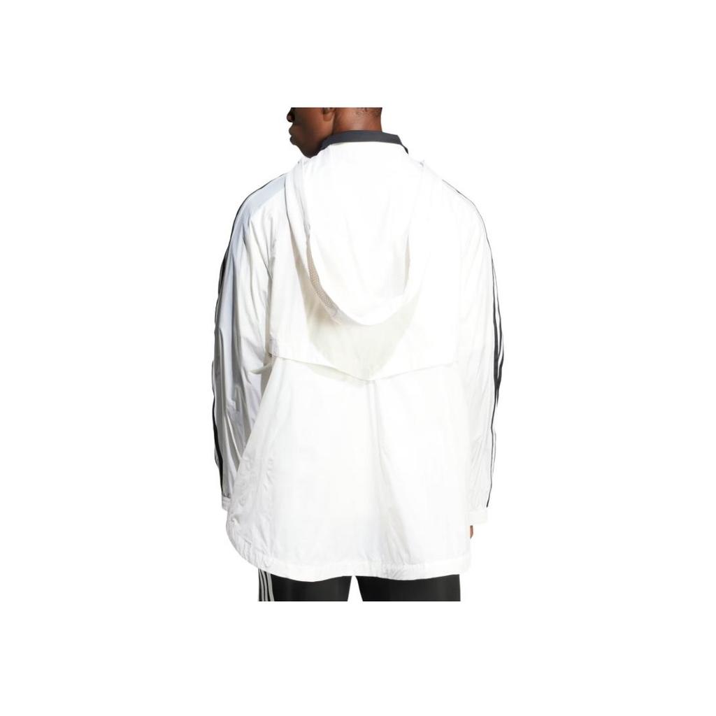 adidas Originals Windbreaker Ss25 Logo Gestreifte Langarmjacke Herrenjacke Schwarz KA3801