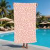 Sexy Wild Leopard Microfiber Beach Towel Oversized Extra Large Sand Free Pool Towels Quick Dry Super Absorbent Swim Blanket