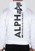 Зимняя куртка Alpha Industries MA-1 ZH Back Print (128113) белый/черный принт