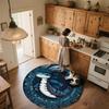 Salamander,Round Area Rug,Carpet Rug for Living Room Bedroom Sofa Playroom Decor,Non-slip Floor Mat