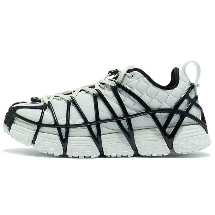Li-Ning MIX ACE Men Low Top Casual Shoes Snow White Black ARYR013-5 41