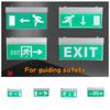 Commercial LED Emergency Sign Lamp Exit Sign Security Light 110-240V Neon Light  Mall