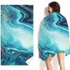 1pc Style Blue Mandalay Pattern Beach Towel,Ultra-Fine Fiber Beach Blanket,Highly Absorbent Bath Towel,Suitable For Summer