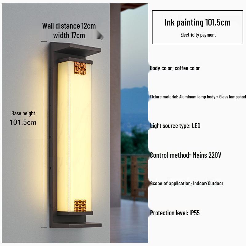 Solar Italian-Style Courtyard Wall Light – Waterproof, No Wiring Needed