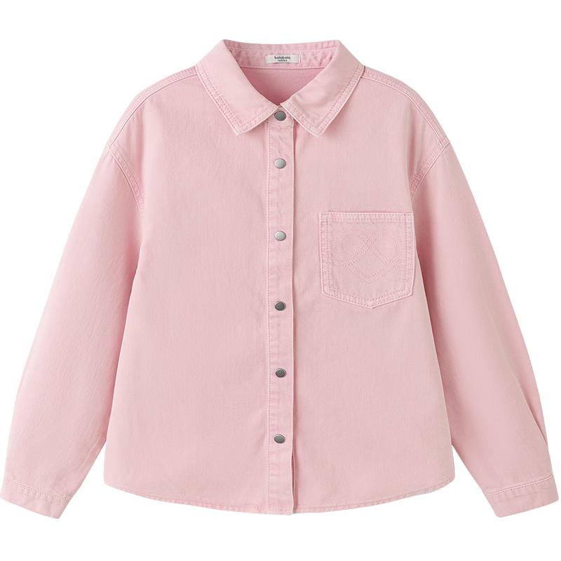 

Balabala Girls Long-Sleeve Cotton Denim Shirt 165