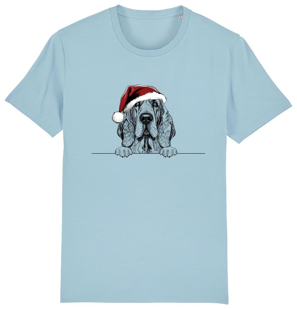 

BLOODHOUND Christmas Dog T-Shirt Mens Womens Kids Dogs Stocking Filler Gift Dad 2XL
