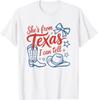 She's from Texas I Can Tell Retro Southern Cowgirl Girl T-Shirt Unisex T-Shirt