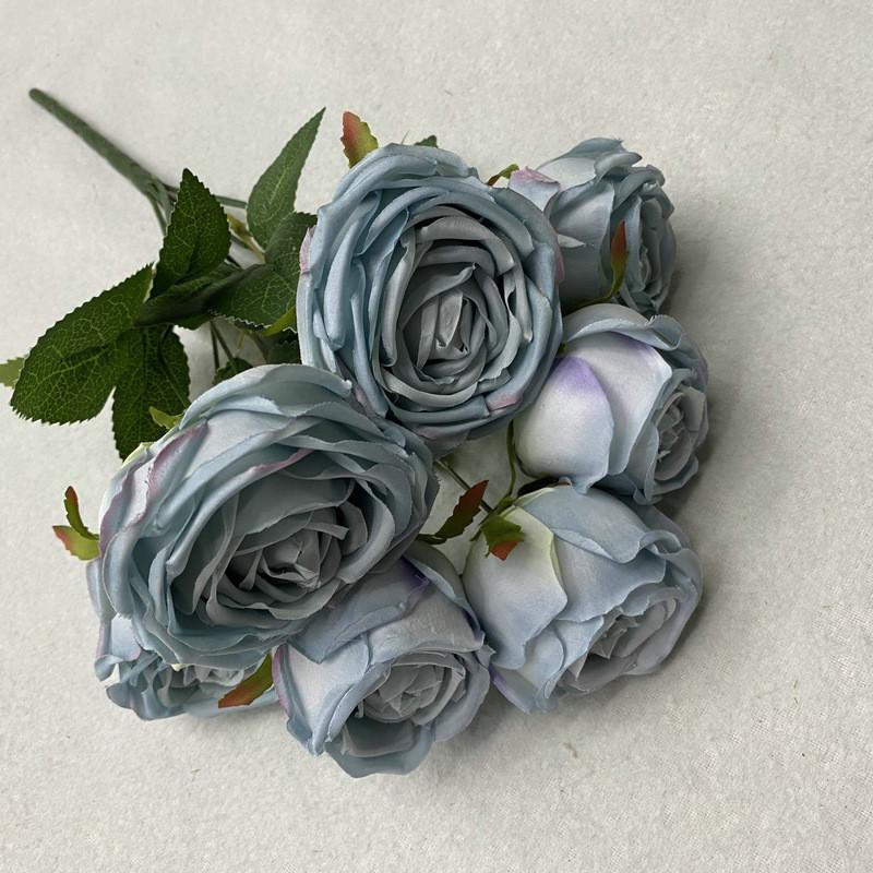 Artificial Rose Bouquet With Soft Fabric For Home Decor And Hotel Gift Displays