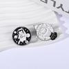 Cat Astronaut Enamel Pins Custom Cosmos Spaceship Brooches Lapel Badges Clothes Animal Jewelry Gift for Kids Friends