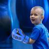 1Pair PU Leather Child Punching Gloves Breathable Training Gloves Kids Boxing Gloves  for Children
