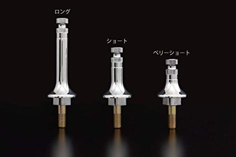 PMC Turn Signal Stay Z2 Type Universal Very Short Chrome Plated Set of 2 (PMC) 156-4113