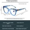Unisex Mode Leopardenmuster Rahmen Lesebrille Modischer Großer Rahmen Blaulichtfilter Altersweitsichtigkeit Brille Luxus Brillen