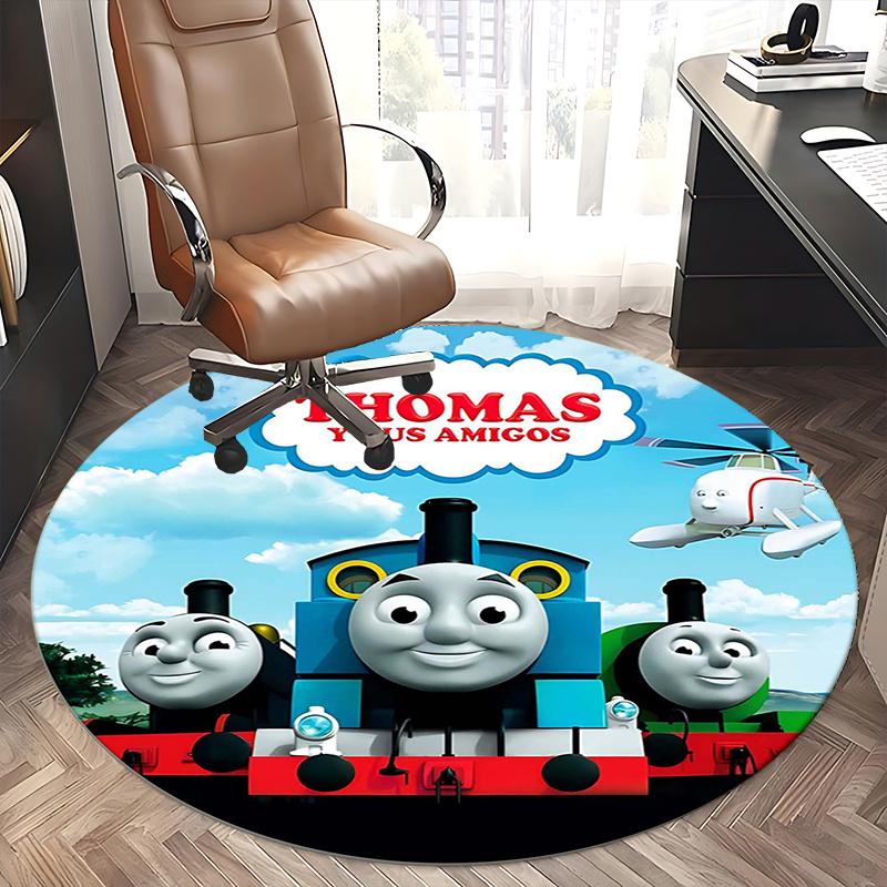 Thomas,Friends Chair Mat Round Rug Office Carpet, Non Slip, Suitable for Living Rooms, Bedrooms Decor.1205186a