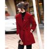 Designer Slim-Fit Cinched Waist Women's Overcoat