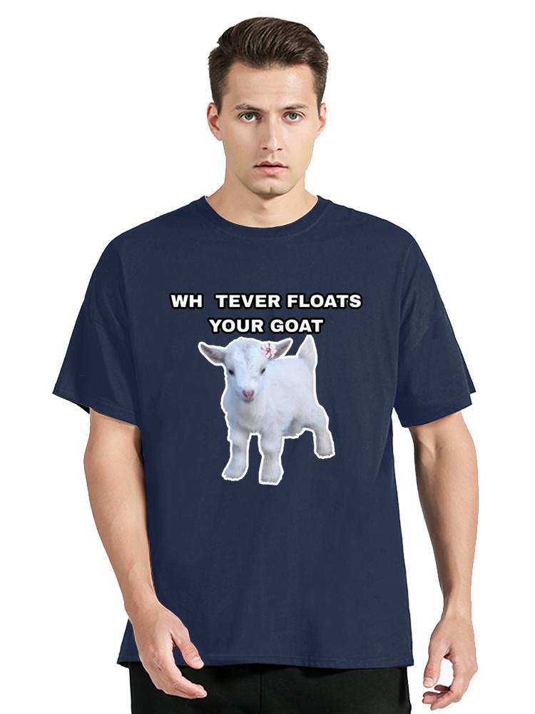 Das Leben ist besser mit Ziegen Herren Grafik T-Shirt Ziegenliebhaber T-Shirt Kreativ Hipster Gothisch Männlich Hip Hop Oberteile Kleidung Übergroß