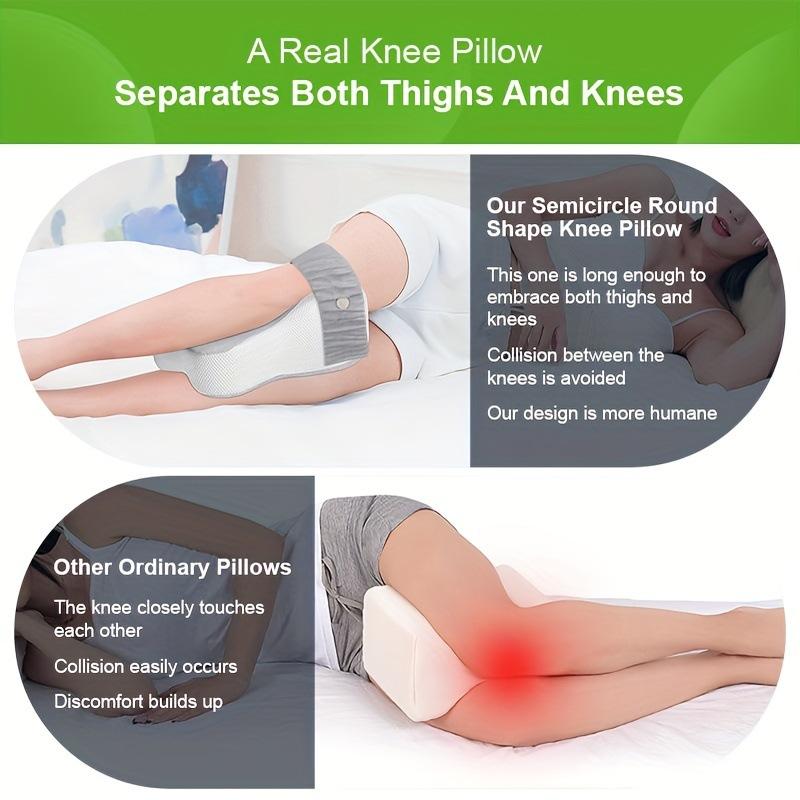 Pillow Ergonomic Leg Support Pillow Relieve Sciatica Back And Hip Pain Soft Leg Support Cushion With Removable And Washable