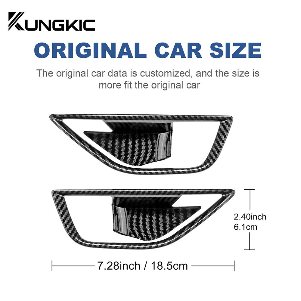 Carbon Fiber Style Interior Sticker Trim for Subaru BRZ Toyota GR86 2021 2022 2023 2024