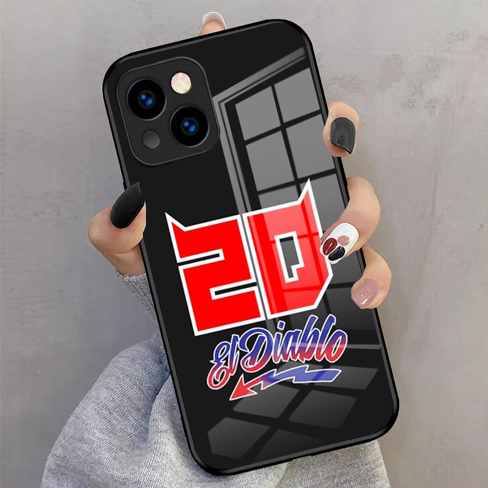 

Fabio Quartararo NO 20 Phone Case For IPhone 17 Pro Max 16 15 14 Pro Max 13 11 X Xs Xr 8 7Plus Glass Cover iPhone 14 Pro Max