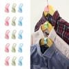 10/30/60Pcs Multi-function Connector Cascading Hook Saving-Space Wardrobe Organizing Hooks